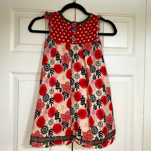 Matilda Jane Glad Tidings Dress Size 8 Girls Cat Christmas Holiday - Picture 4 of 7